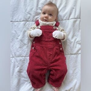 🚨GAP Red Corduroy Overalls for Kids